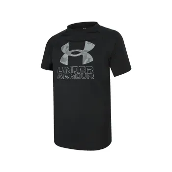 Playera Under Armour Entrenamiento Hybrid Print Niño 1387036-005