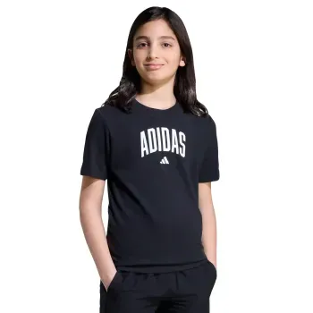 Playera adidas Casual Collegiate Graphic Infantil Unisex JV5192