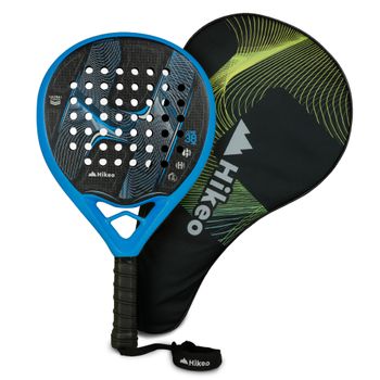 Kit Pala, Funda, Grip y 3 Pelotas Pádel Hikeo Premium Az 84650-Bu