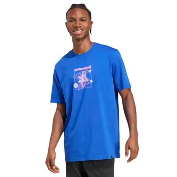 Playera adidas Casual Graphic Futurismo Retro Hombre JM6396