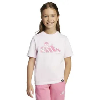 Playera adidas Casual Anime Pets Graphic Niña JV5258