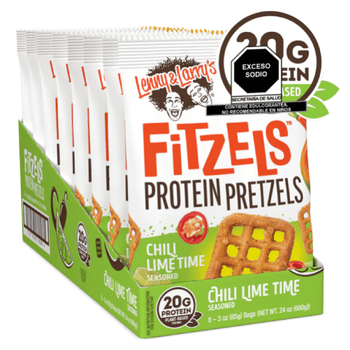 Pretzel de Proteína Lenny & Larry's Chile y Limón 8pz