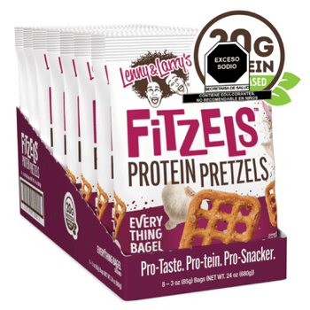 Pretzel de Proteína Lenny & Larry's Bagel 8pz