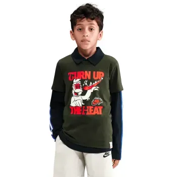 Playera Nike Casual Sportswear Niño HV5202-355