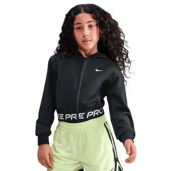 Chamarra Nike Entrenamiento Pro Fleece Niña HQ9312-011