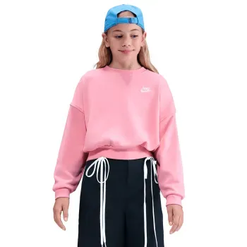 Sudadera Nike Casual Sportswear Club Fleece Niña IH2215-690