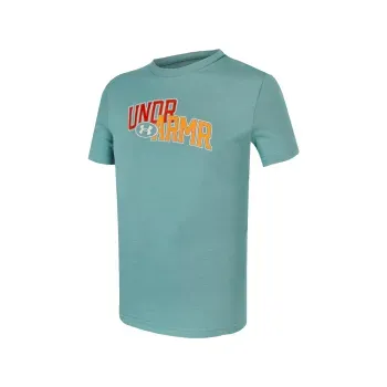 Playera Under Armour Casual Overlay Wordmark Niño 6005069-323
