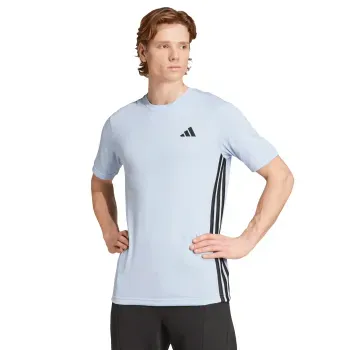 Playera adidas Essentials Feelready 3 Stripes Hombre JW5101