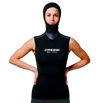 Capucha Cressi Buceo Base Layer Vest 2.5mm Mujer NG