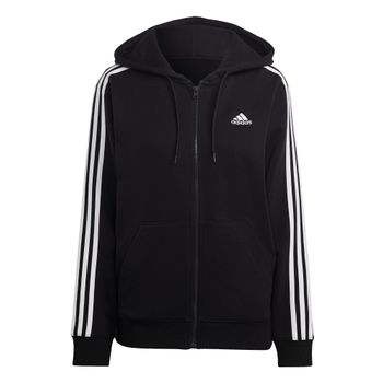 Chamarra adidas Essentials French Terry 3 Stripes Mujer IC8769