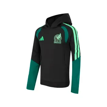 Sudadera adidas Futbol Selección Mexicana Tiro Travel Crew Niño KA2615
