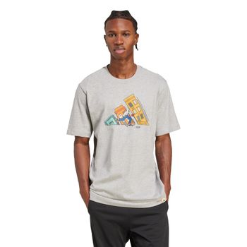 Playera Graphic Doodle Hunt Skate adidas Entrenamiento JM6498 Gris