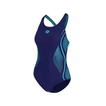 Traje de Baño Arena Natación Grid Mujer 010263-780