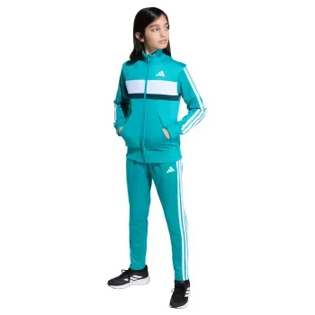 Conjunto Deportivo adidas Essentials Seasonal Tiberio Tricot 3 Stripes Infantil Unisex JN2245