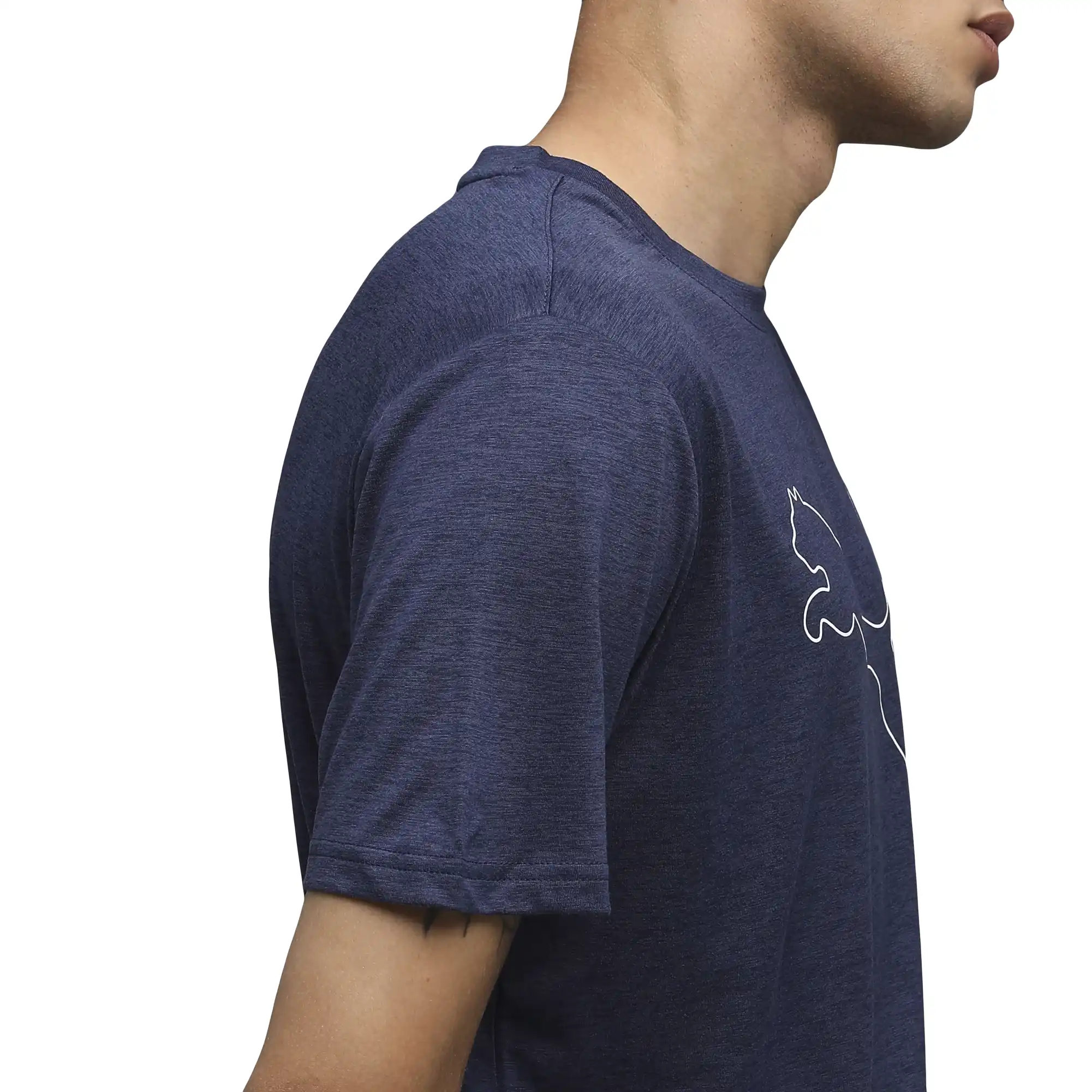 Playera Puma Entrenamiento TAD ESSENTIALS Heather Cat Hombre 525907 06