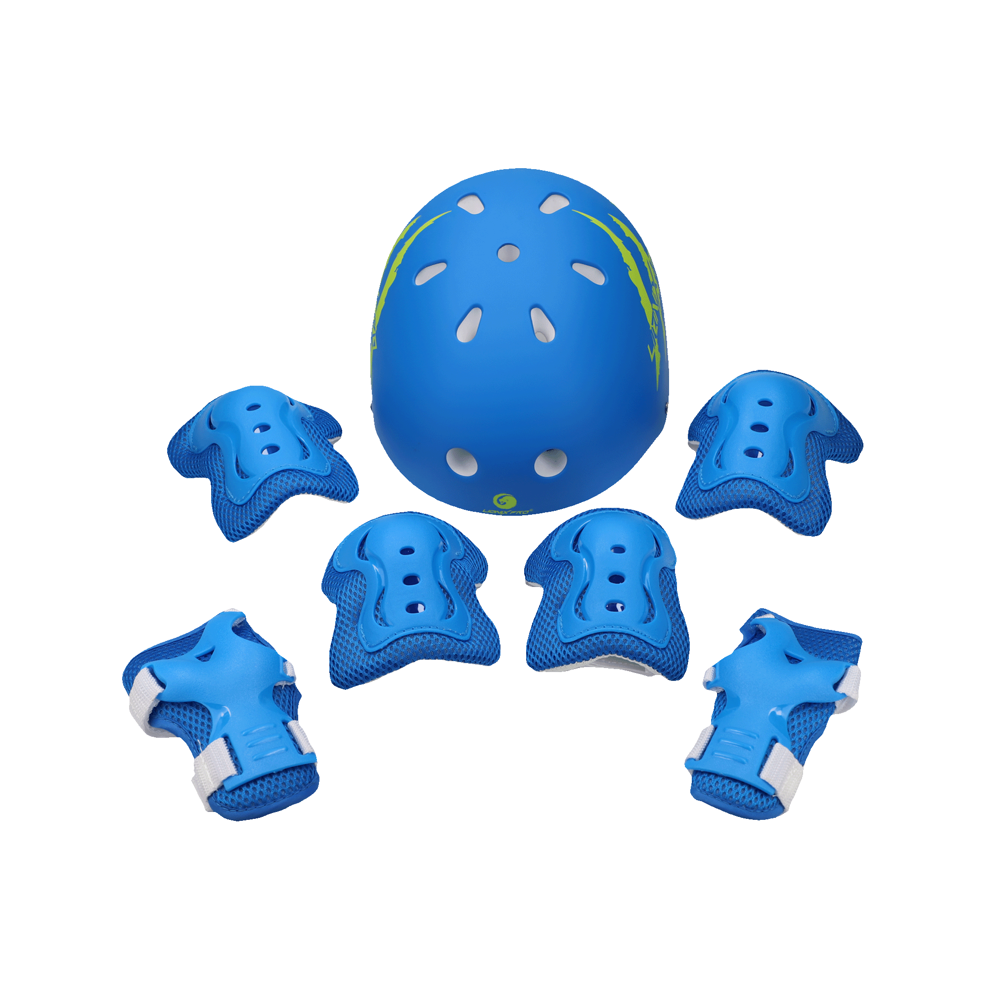 Set protectores y casco para patinaje infantil Lionix Pro