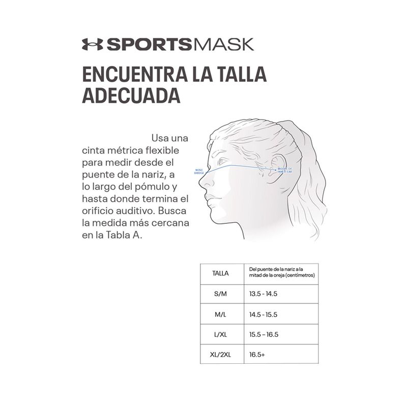 Cubrebocas Under Armour Fitness Sportsmask - 195250918974 | Martí - Martí MX