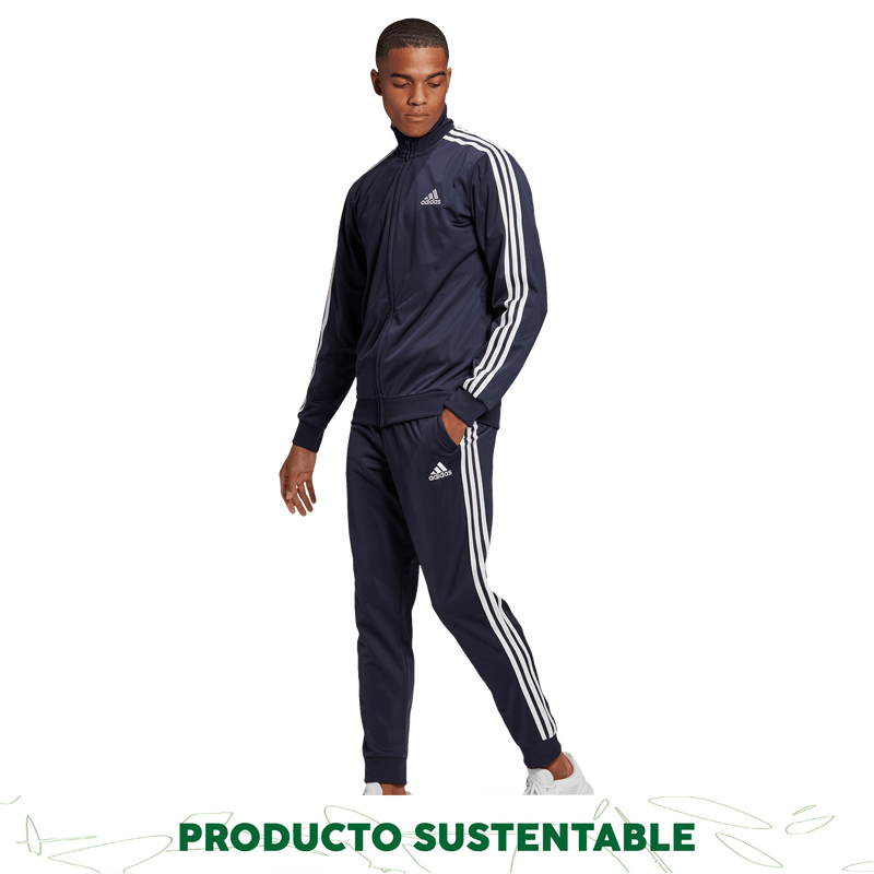 Conjunto Deportivo adidas Essentials 3 Stripes Primegreen Hombre | Martí  tienda en linea - Martí MX
