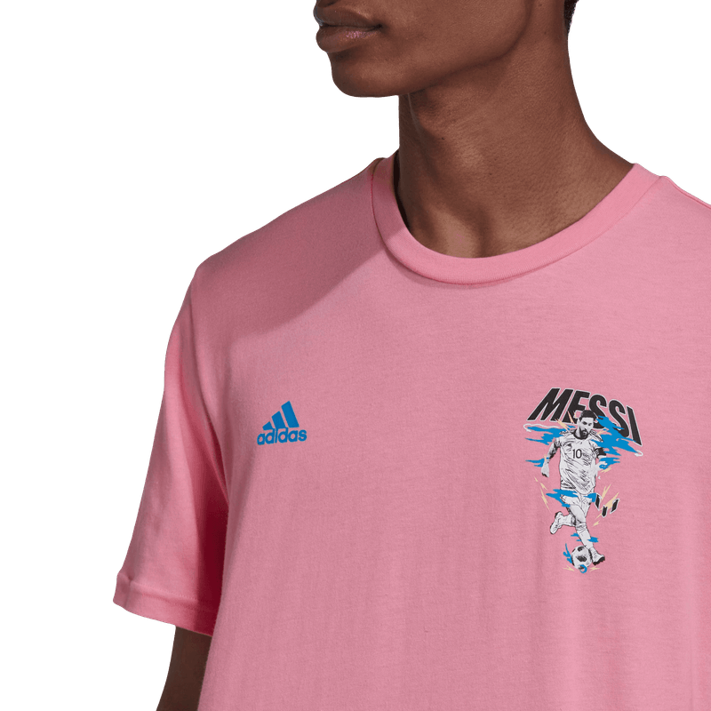 Playera adidas rosa discount hombre