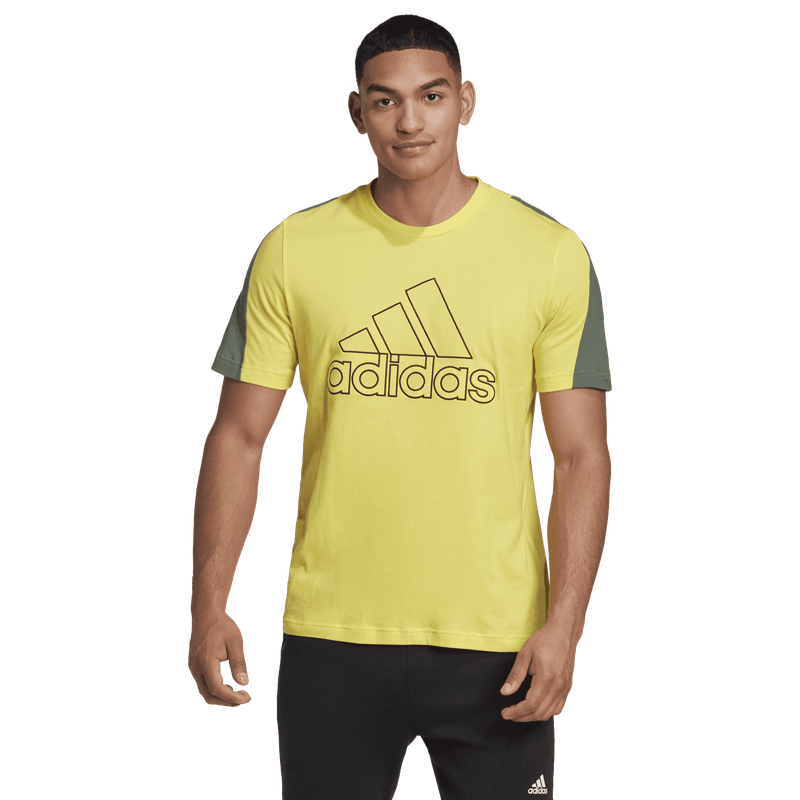 Sudadera con Capucha Mujer Adidas Future Icons Badge of Sport Amarillo 